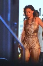RIHANNA on the Set of Her New Music Video 03/17/2016