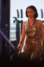 RIHANNA on the Set of Her New Music Video 03/17/2016