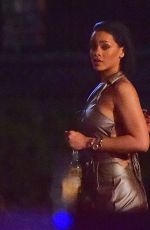 RIHANNA on the Set of Her New Music Video 03/17/2016
