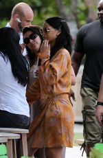 RIHANNA Out and About in Miami 03/14/2016