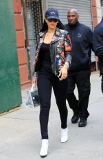 RIHANNA Out and About in New York 03/26/2016