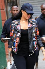 RIHANNA Out and About in New York 03/26/2016