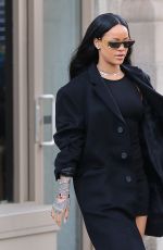 RIHANNA Out and About in New York 03/30/2016