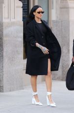 RIHANNA Out and About in New York 03/30/2016