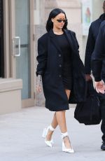 RIHANNA Out and About in New York 03/30/2016