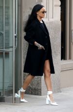 RIHANNA Out and About in New York 03/30/2016
