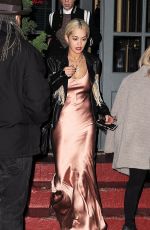 RITA ORA at Acme Restaurant in New York 03/05/2016