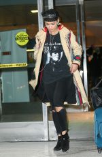 RITA ORA at JFK Airport in New York 03/03/2016