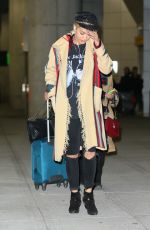 RITA ORA at JFK Airport in New York 03/03/2016