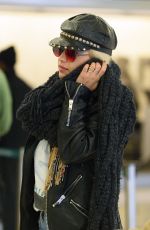 RITA ORA at JFK Airport in New York 03/06/2016