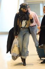RITA ORA at JFK Airport in New York 03/06/2016