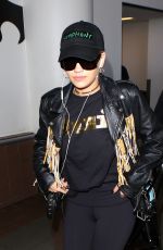 RITA ORA at LAX Airport in Los Angeles 02/29/2016
