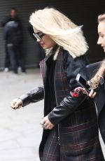 RITA ORA Leaves an Office in London 03/15/2016