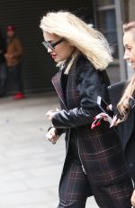 RITA ORA Leaves an Office in London 03/15/2016