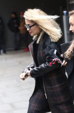 RITA ORA Leaves an Office in London 03/15/2016