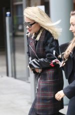 RITA ORA Leaves an Office in London 03/15/2016