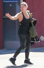 RONDA ROUSEY at a Gym and Gas Station in Los Angeles 03/09/2016