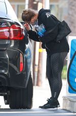 RONDA ROUSEY at a Gym and Gas Station in Los Angeles 03/09/2016