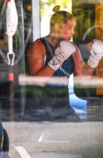 RONDA ROUSEY at a Gym and Gas Station in Los Angeles 03/09/2016