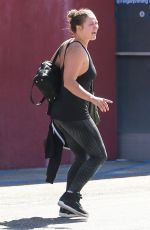 RONDA ROUSEY at a Gym and Gas Station in Los Angeles 03/09/2016