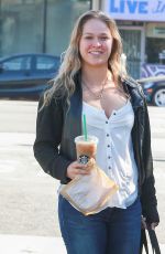 RONDA ROUSEY Out and About in Los Angeles 03/24/2016
