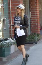 ROSANNA ARQUETTE Out and About in Beverly Hills 03/10/2016