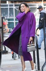 ROSARIO DAWSON Leaves The Bowery Hotel in New York 03/29/2016