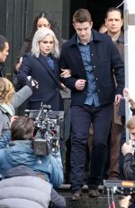 ROSE MCIVER on the Set of Izombie in Vancouver 02/29/2016