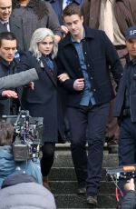 ROSE MCIVER on the Set of Izombie in Vancouver 02/29/2016