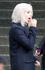 ROSE MCIVER on the Set of Izombie in Vancouver 02/29/2016
