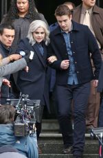 ROSE MCIVER on the Set of Izombie in Vancouver 02/29/2016