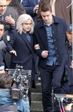 ROSE MCIVER on the Set of Izombie in Vancouver 02/29/2016