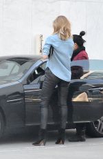 ROSIE HUNTINGTON-WHITELEY Has a Car Accident in Beverly Hills 03/08/2016