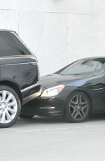 ROSIE HUNTINGTON-WHITELEY Has a Car Accident in Beverly Hills 03/08/2016