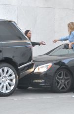 ROSIE HUNTINGTON-WHITELEY Has a Car Accident in Beverly Hills 03/08/2016