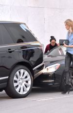 ROSIE HUNTINGTON-WHITELEY Has a Car Accident in Beverly Hills 03/08/2016