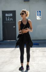 ROSIE HUNTINGTON-WHITELEY Leaves a Gym in West Hollywood 03/07/2016