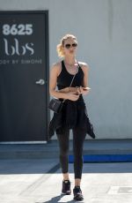 ROSIE HUNTINGTON-WHITELEY Leaves a Gym in West Hollywood 03/07/2016