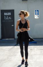 ROSIE HUNTINGTON-WHITELEY Leaves a Gym in West Hollywood 03/07/2016