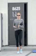ROSIE HUNTINGTON-WHITELEY Leaves a Gym in West Hollywood 03/21/2016