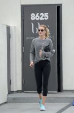 ROSIE HUNTINGTON-WHITELEY Leaves a Gym in West Hollywood 03/21/2016