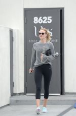 ROSIE HUNTINGTON-WHITELEY Leaves a Gym in West Hollywood 03/21/2016