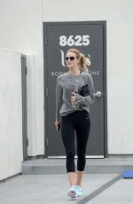 ROSIE HUNTINGTON-WHITELEY Leaves a Gym in West Hollywood 03/21/2016