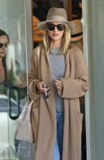 ROSIE HUNTINGTON-WHITELEY Leaves Fred Segal in West Hollywood 03/15/2016