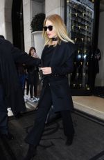 ROSIE HUNTINGTON-WHITELEY Leaves Her Hotel in Paris 03/02/2016