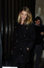 ROSIE HUNTINGTON-WHITELEY Night Out in Paris 03/02/2016