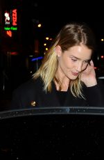 ROSIE HUNTINGTON-WHITELEY Night Out in Paris 03/02/2016