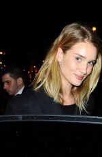 ROSIE HUNTINGTON-WHITELEY Night Out in Paris 03/02/2016