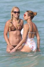 SABINE LISICKI in Bikini at a Beach in Miami 03/26/2016