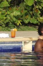 SAPHNE JOY and Jason DeRulo on Vacatoin at Casa Aramara in Punta Mita 03/10/2016